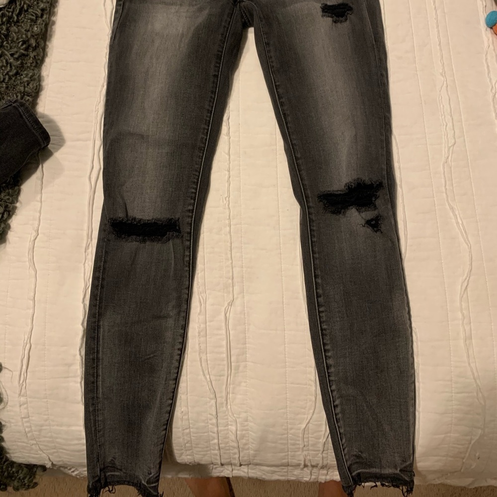 American Eagle Jeans Gray/Black